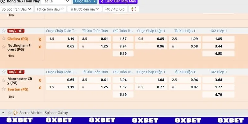 Các bước bắt thể thao 8XBET dễ thao tác