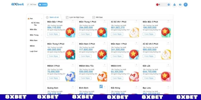 Khái quát vài điều về xổ số 8XBET