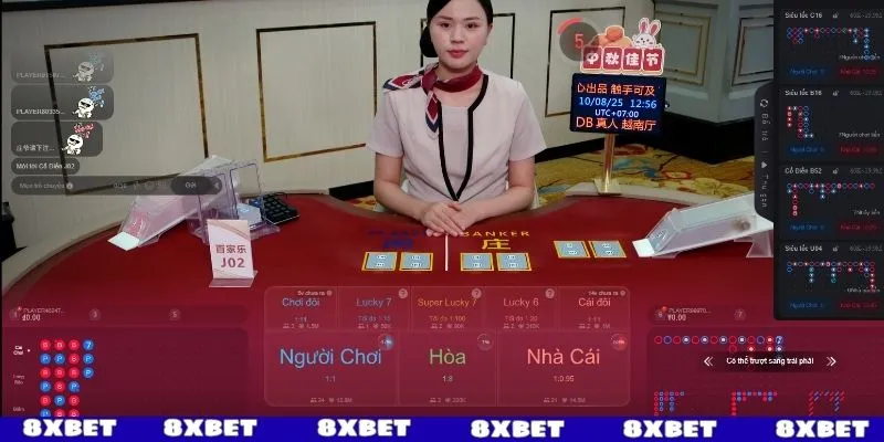 Tổng hợp các game casino 8XBET nổi bật