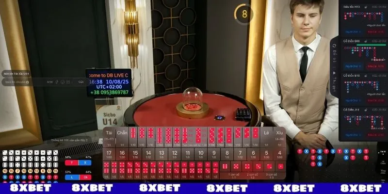 Các bước đặt cược tài xỉu trên 8XBET