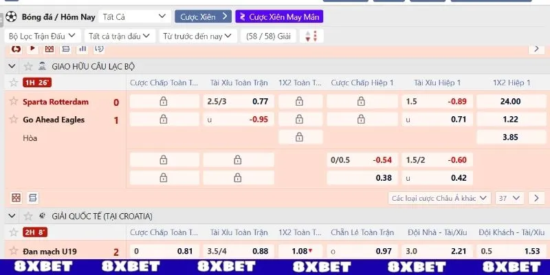 Những kèo cược HOT nhất trong thể thao