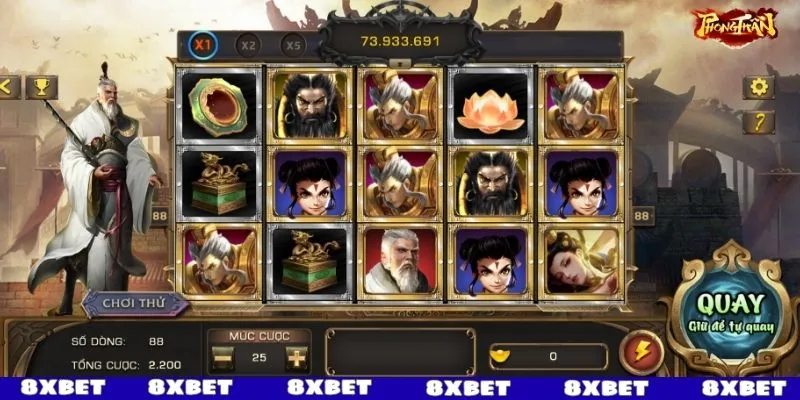 Phong Thần - Nổ hũ 8XBET nhiều lượt chơi nhất