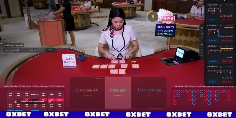 Quy trình diễn ra một ván Poker 8XBET
