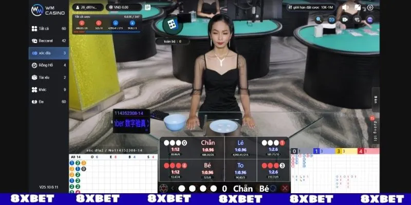 Toàn bộ cách chơi game xóc đĩa 8XBET
